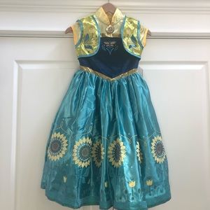 Disney Store Frozen Fever Anna Dress